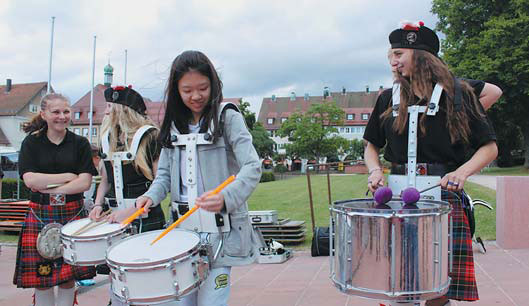 Young musicians experience German culture