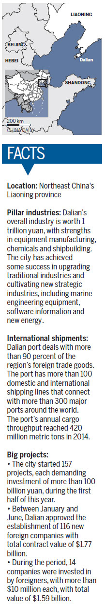 Investment, trade, tourism boom in Dalian