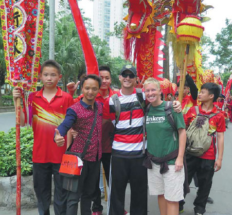 American couple relish life in 'land of unexpected opportunities'