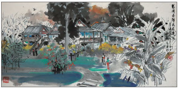Thailand through the dragon's brushes