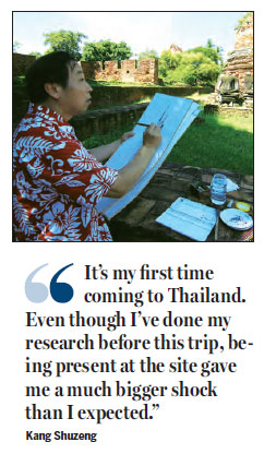 Thailand through the dragon's brushes