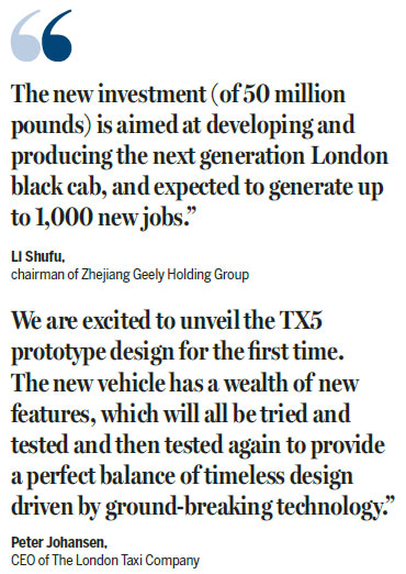 Geely unveils next generation of a London icon