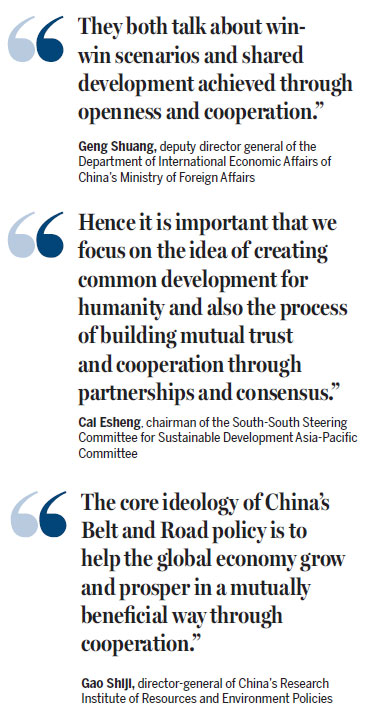 Natural parallels between the Belt and Road, and UN plan