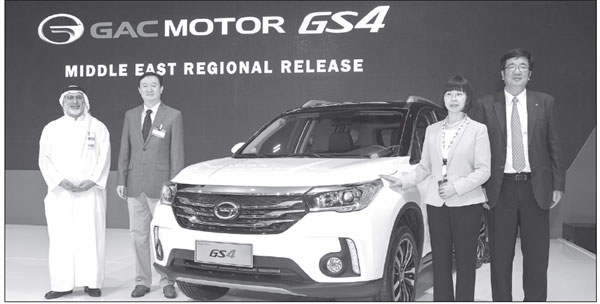 GAC Motor shows range at Dubai show
