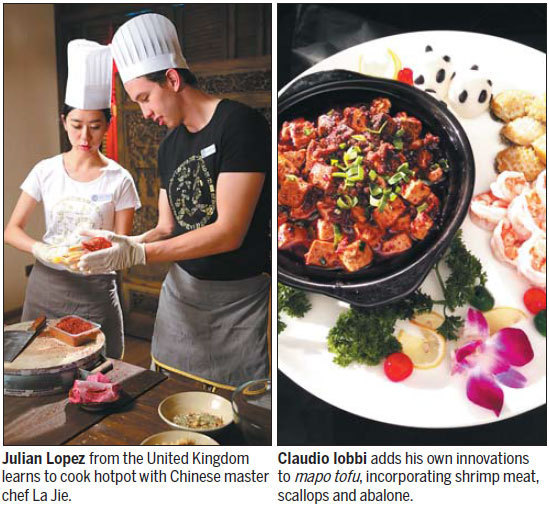 Cultural ambassadors learn Sichuan dishes