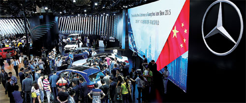 Mercedes-Benz launches new stars at auto show
