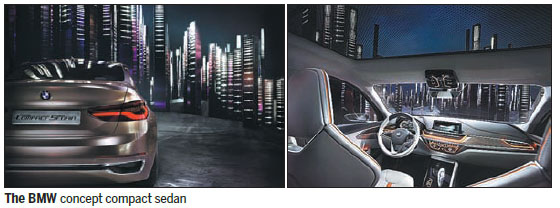 BMW concept sedan appeals to young generation