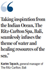 Wash away all worries at Ritz-Carlton Spa, Bali