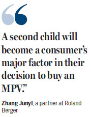 Experts expect popularity of MPVs to surge in China