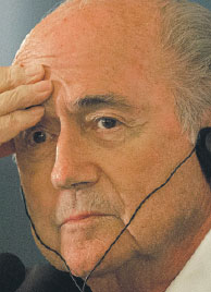 Blatter's pockets lined with millions