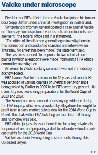 Blatter's pockets lined with millions