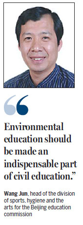 Beijing schools teach green lessons