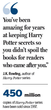 Harry Potter, now a dad, makes stage debut in London