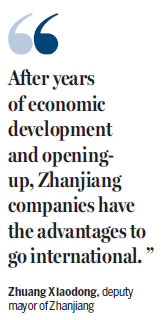 City urges companies to expand globally
