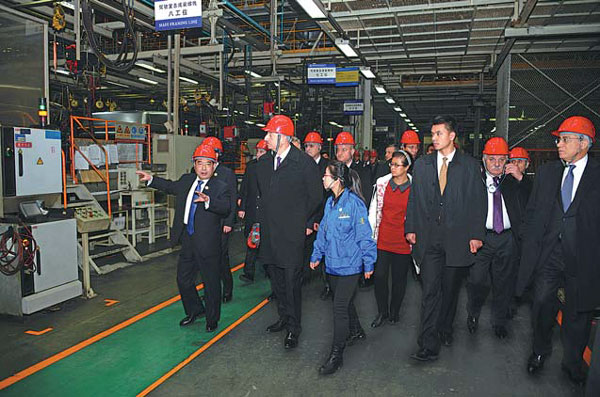 Leaders with Shaanxi