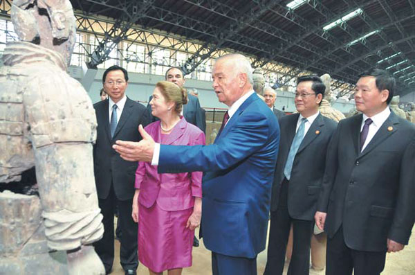 Leaders with Shaanxi