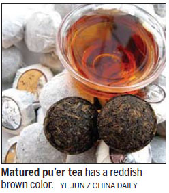 Various vintages give pu'er a changing character