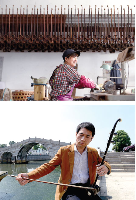 The making of an erhu