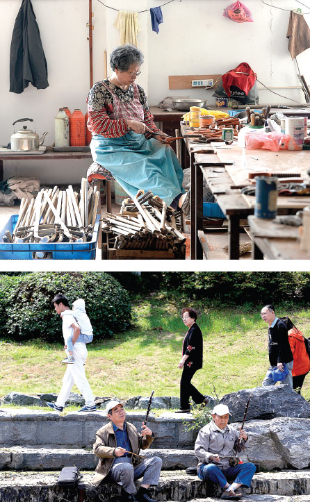 The making of an erhu
