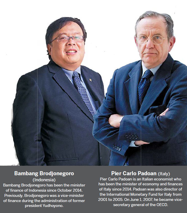 Finance ministers in Chengdu