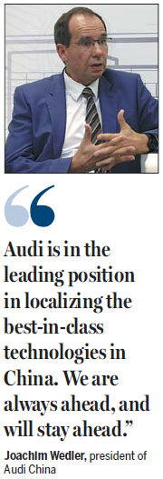 Audi gears up to stay ahead of the pack