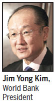 China backs World Bank's Jim Yong Kim