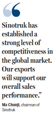 Sinotruk eyes overseas markets for growth
