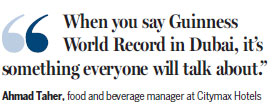 Dubai seeks world record glory
