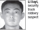 Security truck robbed to pay debts