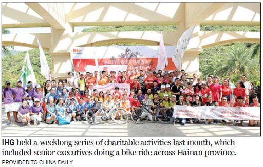Employees participate in IHG Foundation Week