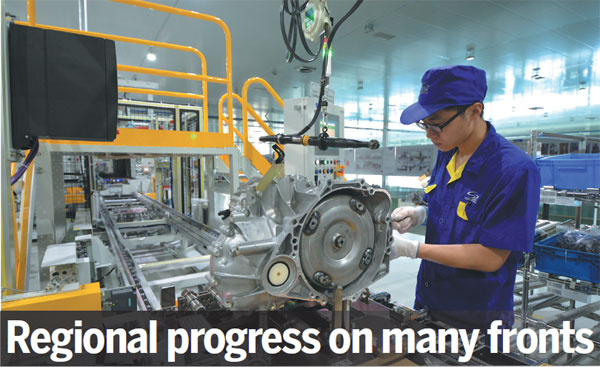 Regional progress on many fronts