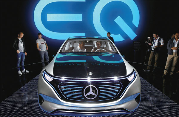 Paris auto show powered by new energy vehicle strategies