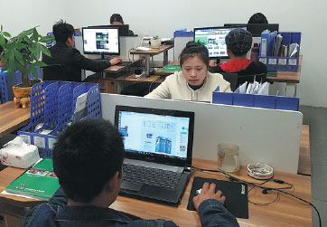 E-commerce zone provides one-stop service