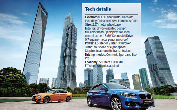 BMW launches sport sedan tailor-made for Chinese market