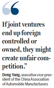 Foreign ownership remains limited in new auto regulation
