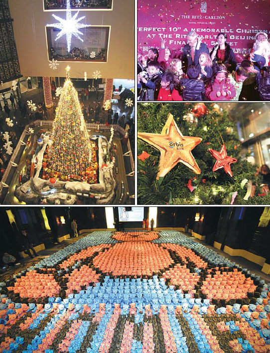 Hotels spread holiday cheer worldwide