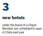 Le Meridien's sculptures connect guests to destinations