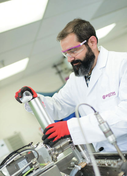Evonik's specialty chemical products follow demand west