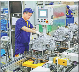 Auto supplier marks 100,000th 8AT unit