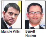 Clash: Hamon takes on Valls