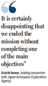 Cleanup mission brought back down to earth