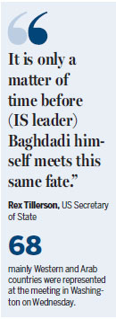 Allies vow to destroy IS as attacks cast shadow over talks