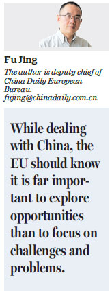 EU should cash in on opportunities, not look at problems
