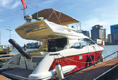 Peninsula's new private cruiser plies the river