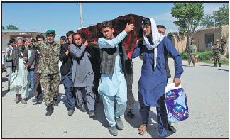 Afghanistan declares day of mourning