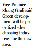 Zhang: Rules key to build Xiongan
