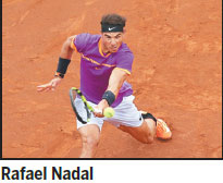 Nadal's perfection delayed by infection