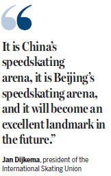 Facilities'design and building works reflect local, Olympic sports'culture and values