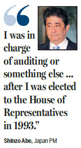 Abe admits being on school payroll in fresh scandal