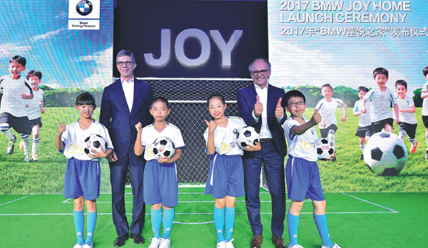 BMW brings Joyful Football programs to left-behind children